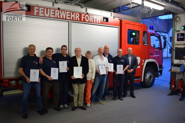 18.05.2019_Ehrung_fur_langjahrige_Mitglieder1 Ehrung lanjähriger Vereinsmitglieder Feuerwehr Forth