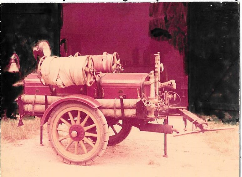 Zweirädrige Motorspritze Im Dienste von 1931 bis 1963 – Feuerwehr Forth