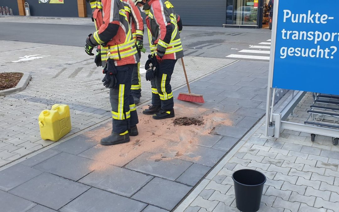 auslaufende Betriebsstoffe aus Roller