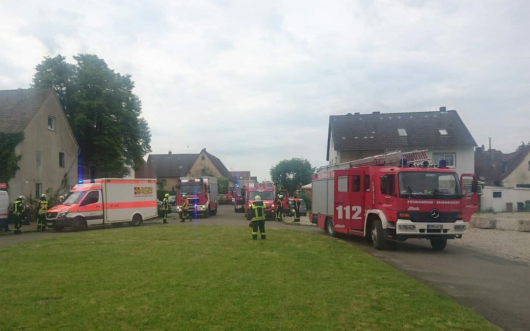 Personenrettung aus Schacht