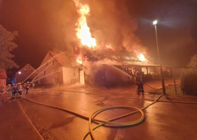 FF Forth 12.10.2021 Scheunenbrand Herpersdorf 1 – Feuerwehr Forth
