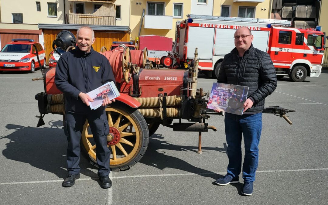 Historische Motorspritze nach Forth zurückgeholt