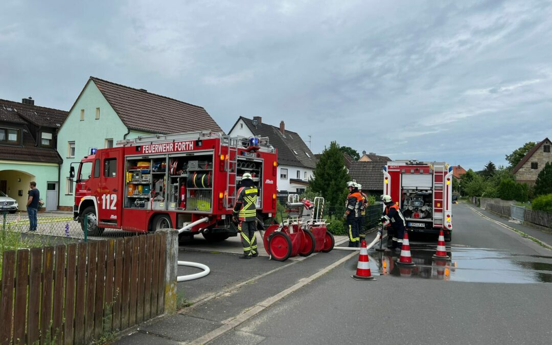 Alarmübung – Zimmerbrand in der Gotzmannstraße