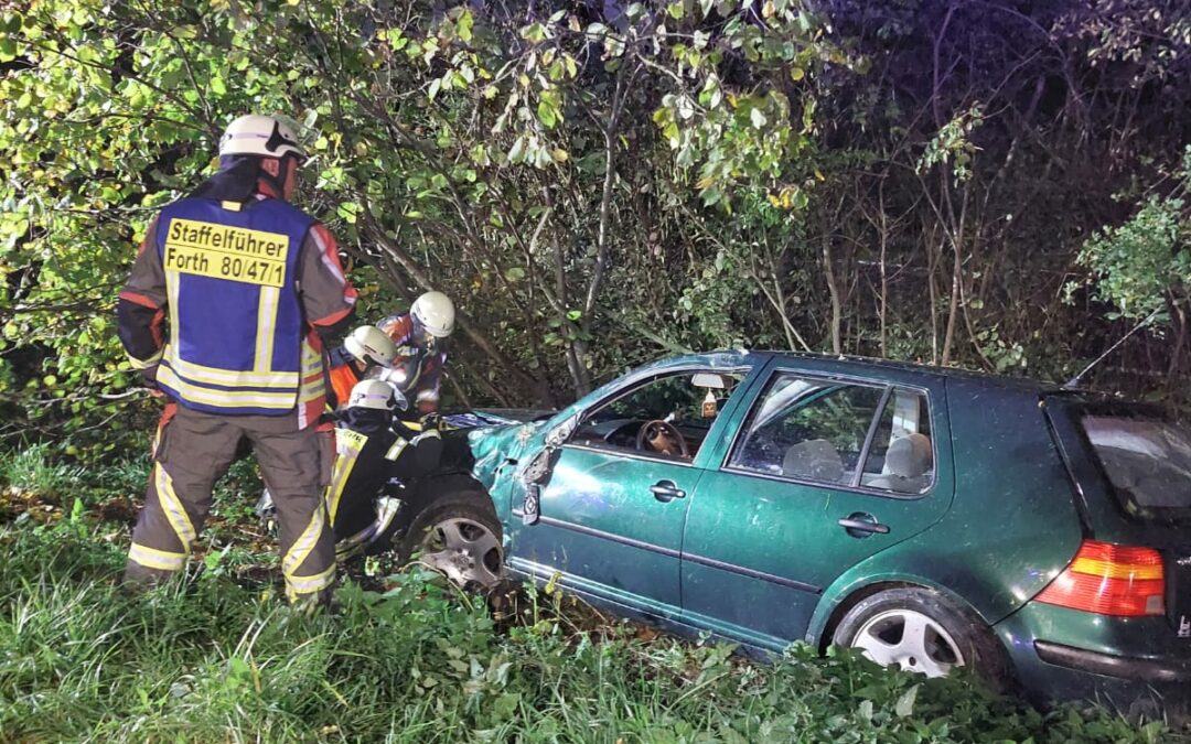 Verkehrsunfall auf der B2