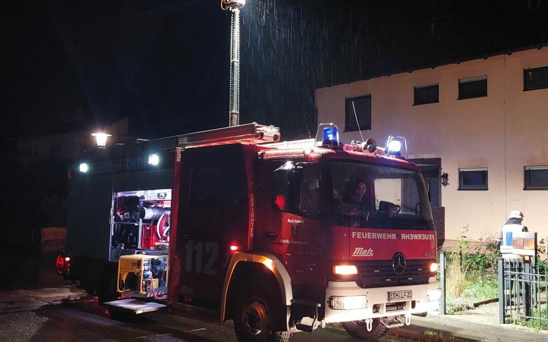 Unwettereinsätze im Ortsgebiet