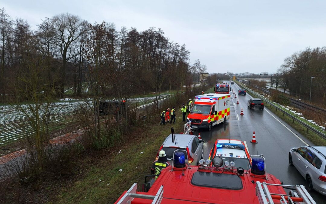 schwerer Verkehrsunfall zwischen Forth und Eschenau