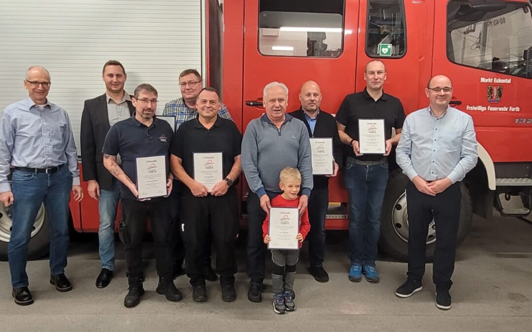 Weihnachtsfeier mit Ehrungen